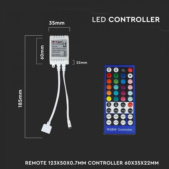 5050 60 RGB+W IR LED CONTROLER
