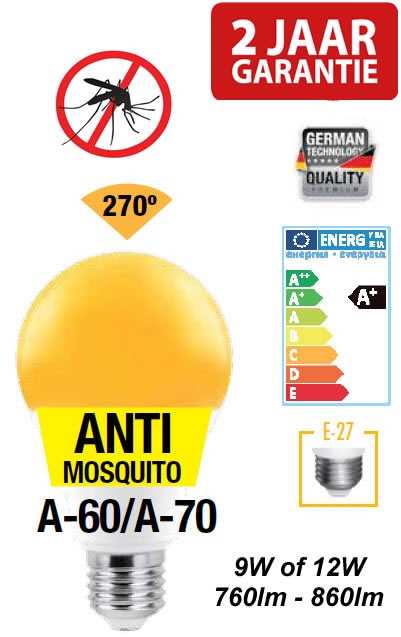 Anti-insecten lamp bulb E27