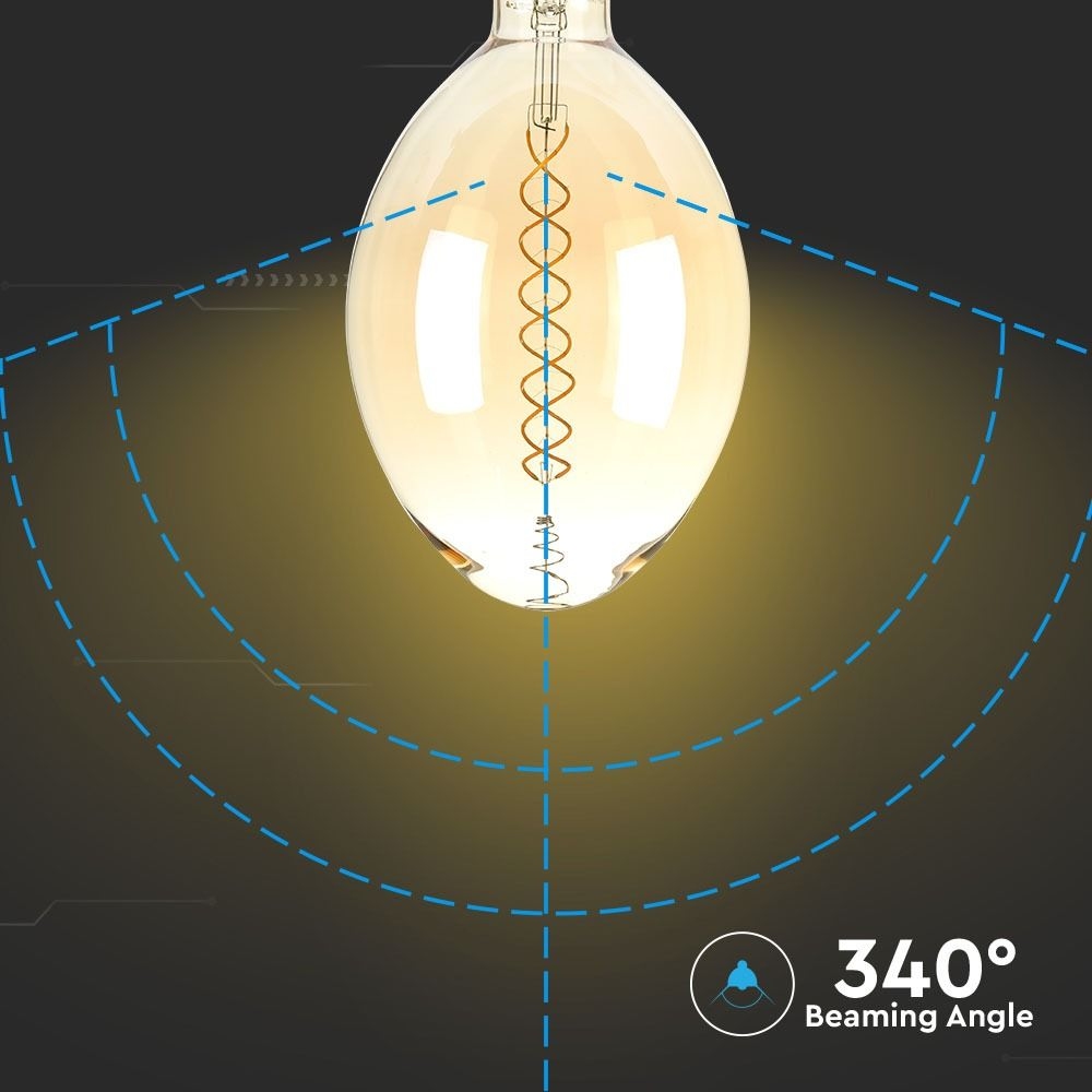 Caffe XXL 38 cm - Dimbare design LED Filament lamp - 8W