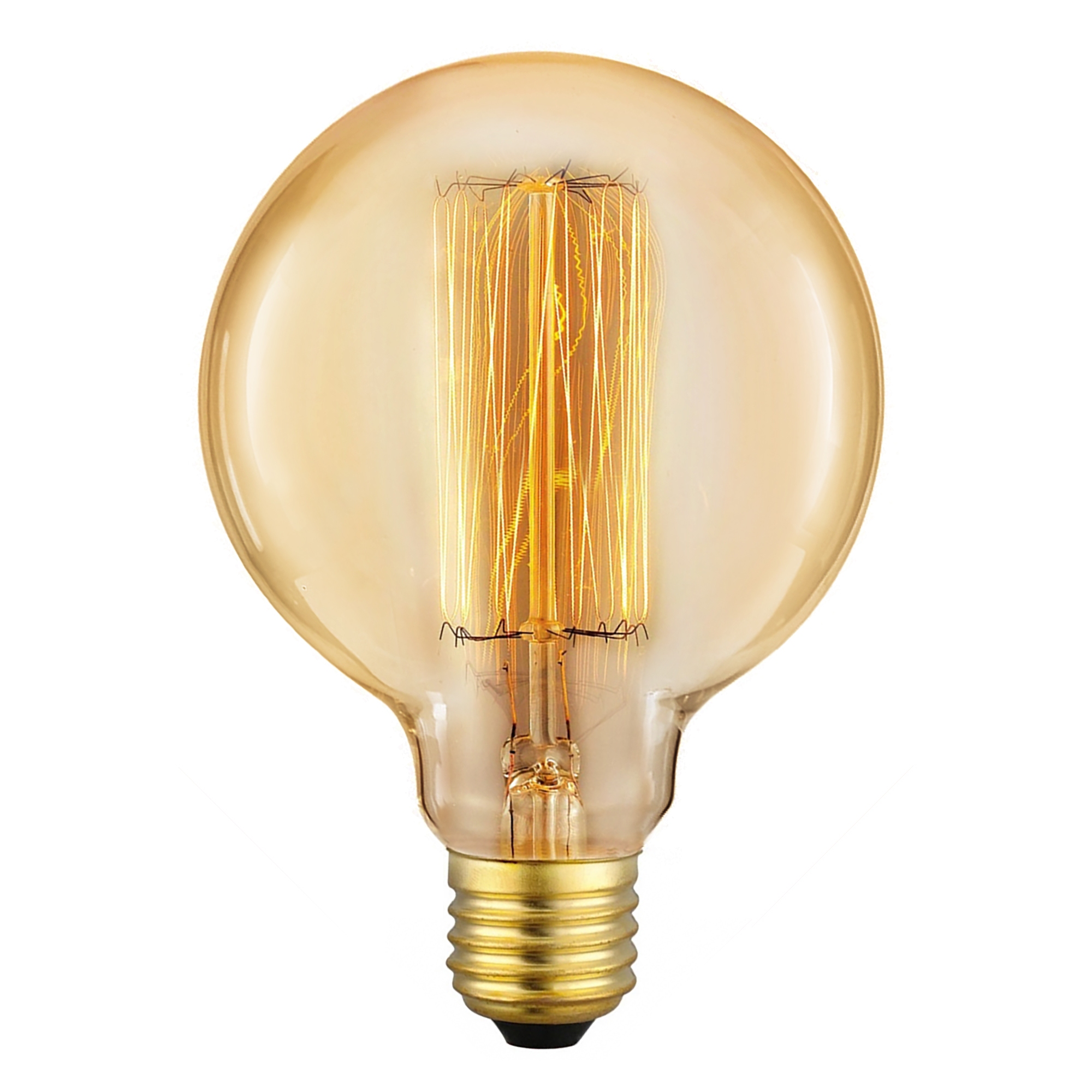 Edison vintage kooldraadlamp GLOBE E27 40W