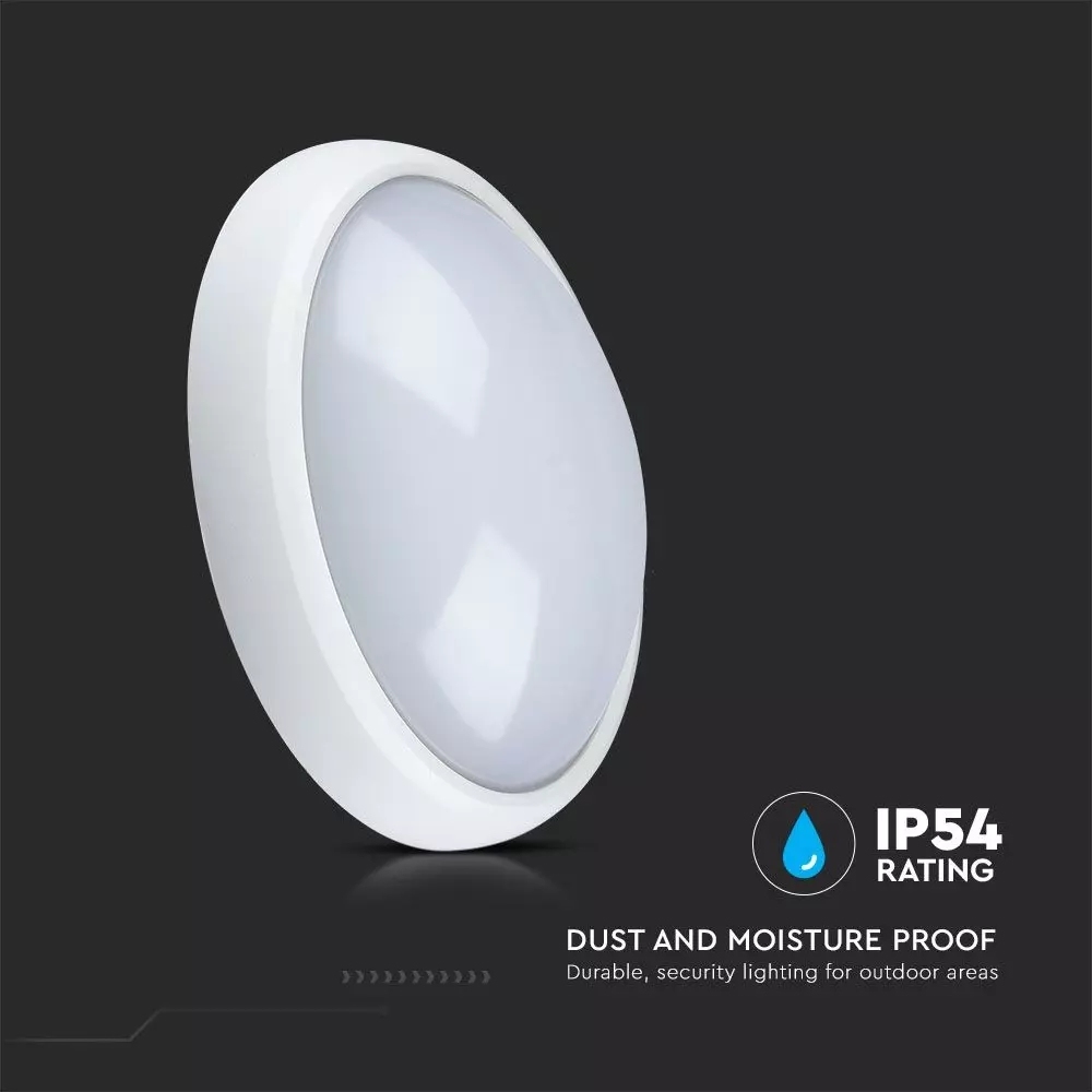 LED plafond lamp 12W ovaal IP54 840lm 6400K helder wit