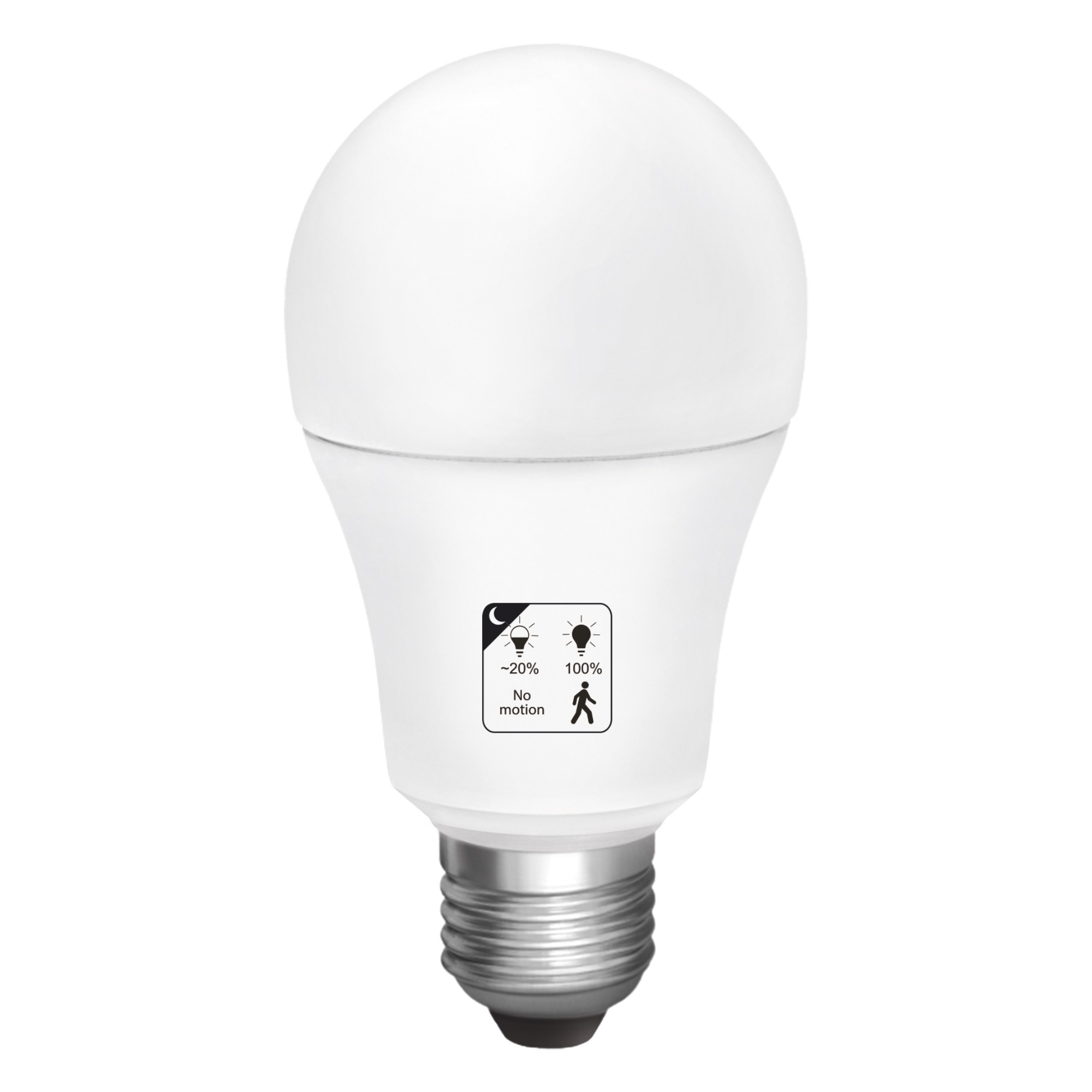 LED Smart bulb met schemersensor en bewegingssensor Dag wit