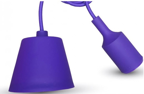 Silicone Armatuur hanglamp Paars