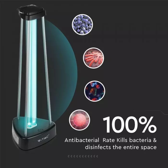 UVC lamp met Ozone -  Doodt 99.9% bacteriën en virussen