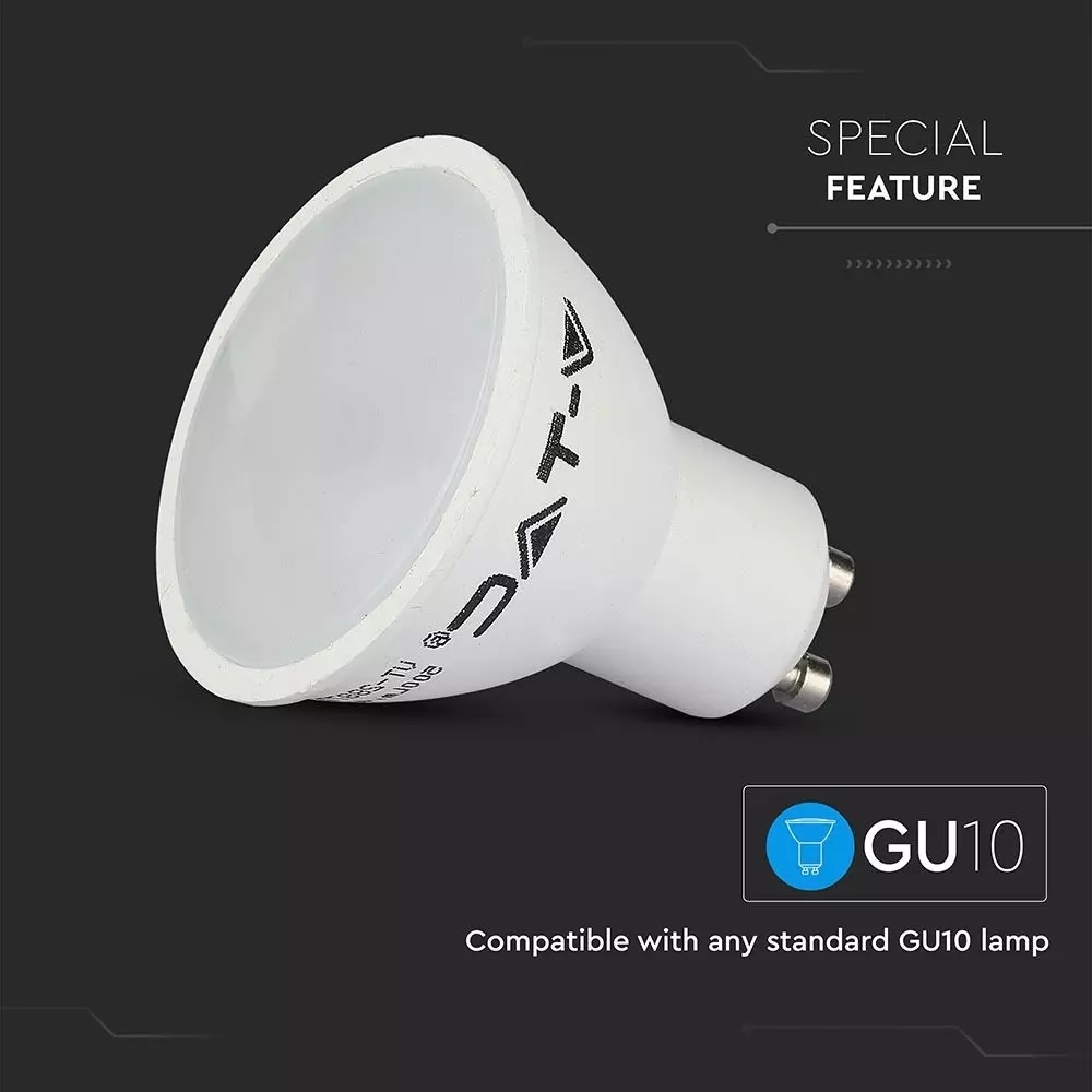 V-tac Smarthome LED Wifi spot 4.5W GU10 RGB CCT
