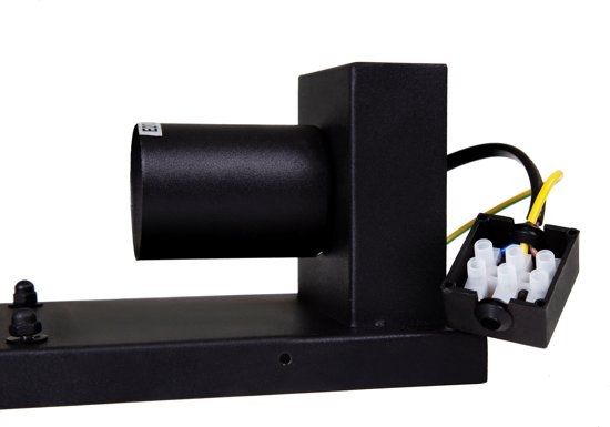 Vintage wandlamp zwart - BOX IP44 - E27 exclusief lichtbron